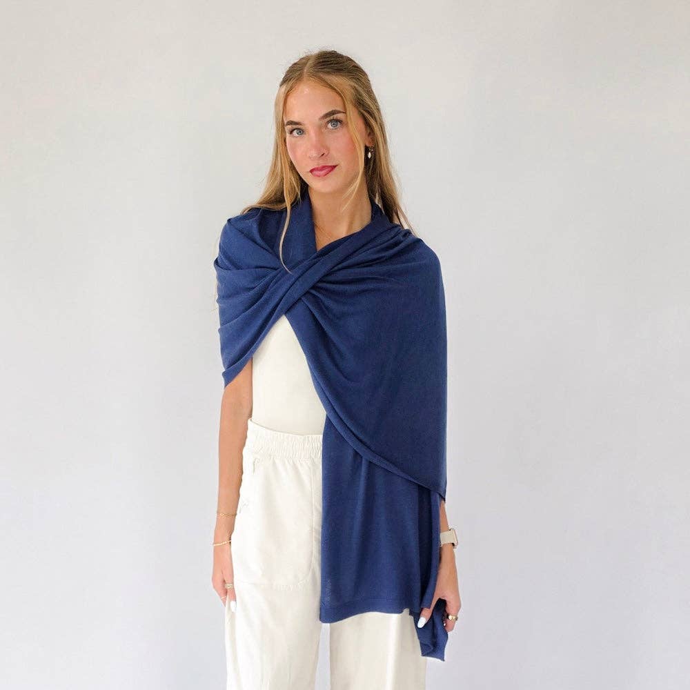 Cashmere Blend Travel Scarf