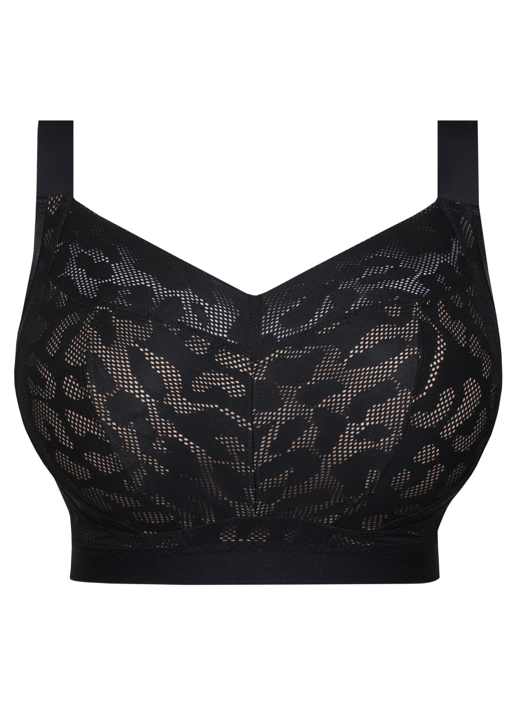 Alex black wireless bra product shot