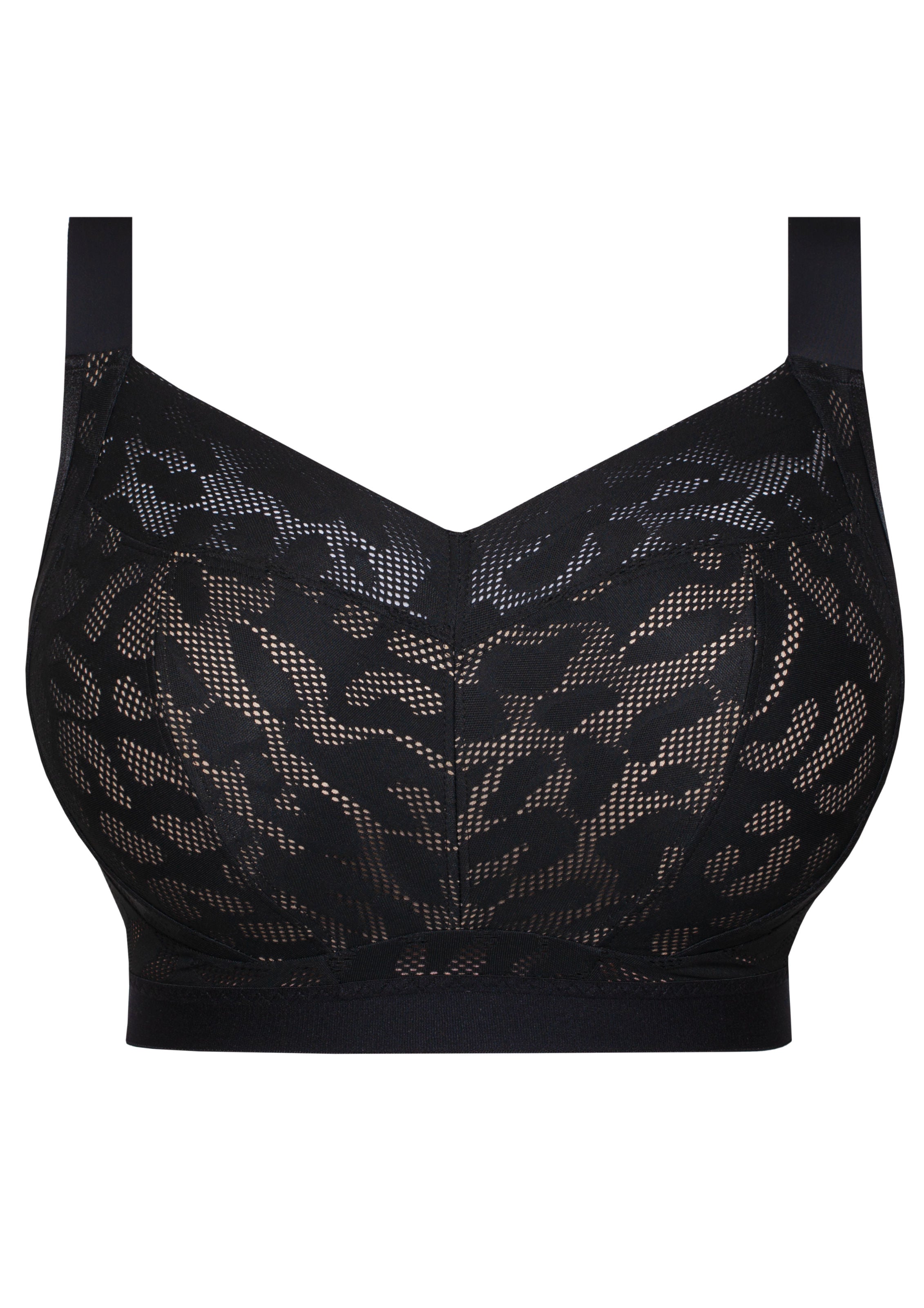 Alex black wireless bra product shot