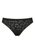 Alex black seamless thong front