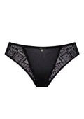 Amelia black Brazilian lace thong