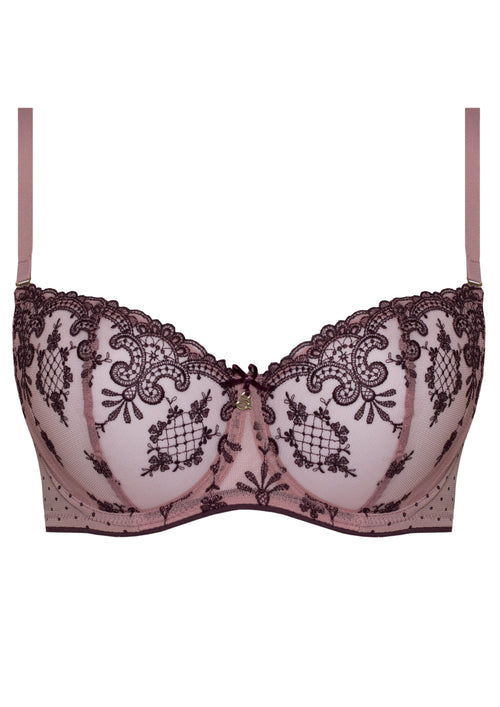 Carmen heather lace bra A142 detail