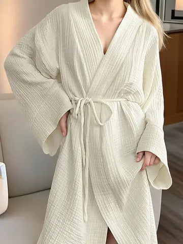 Cotton Robe Waffle