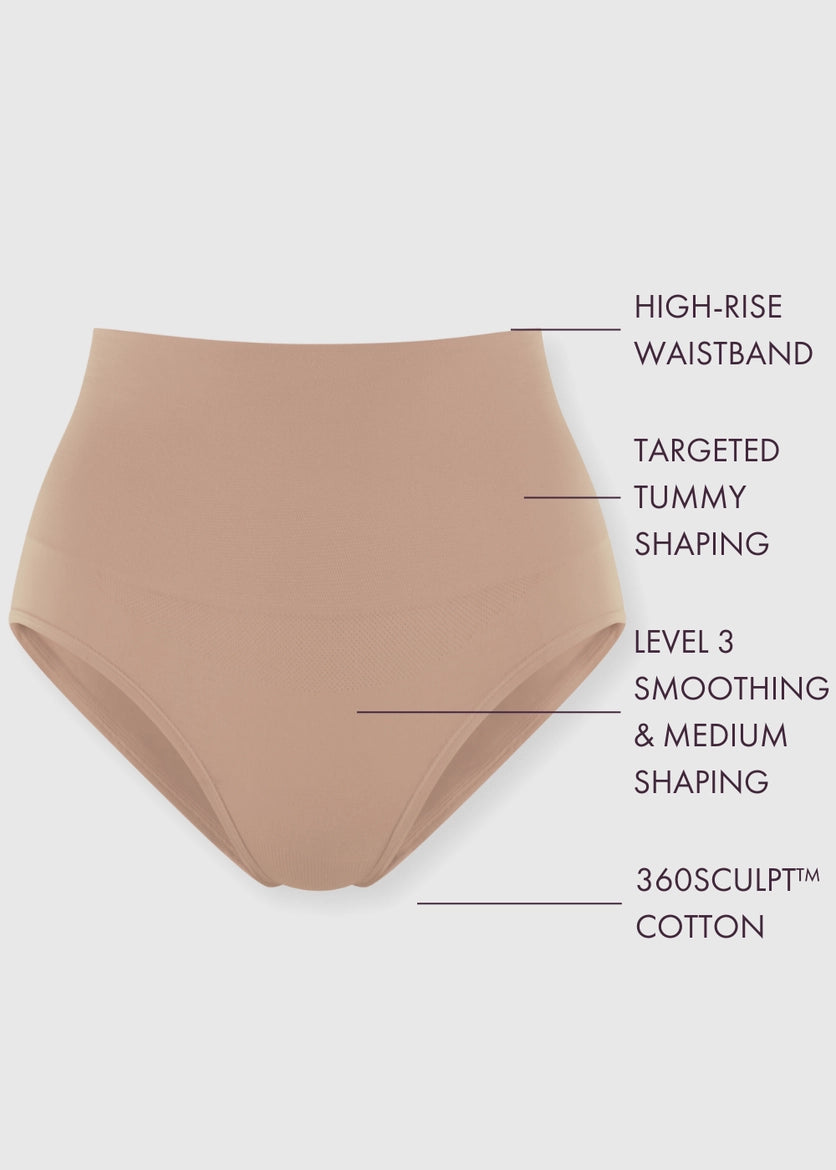 Joy Shapewear Brief - 360Sculpt™ Cotton - Plus Size