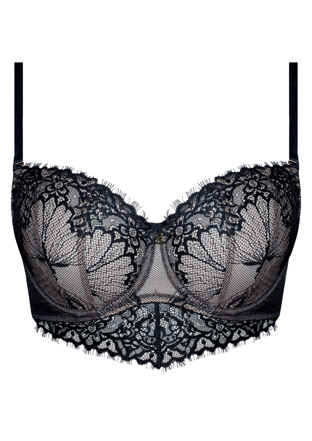 Tamala Soft Lace Tatoo Effect Underwire Bra A145