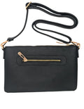 Wristlet Clutch/Crossbody Vegan Leather