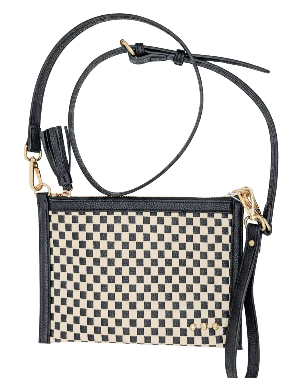 Woven Crossbody and Clutch Bag