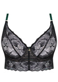 Vanda tourmaline longline lace bra