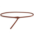 Skinny Vegan Leather Belt