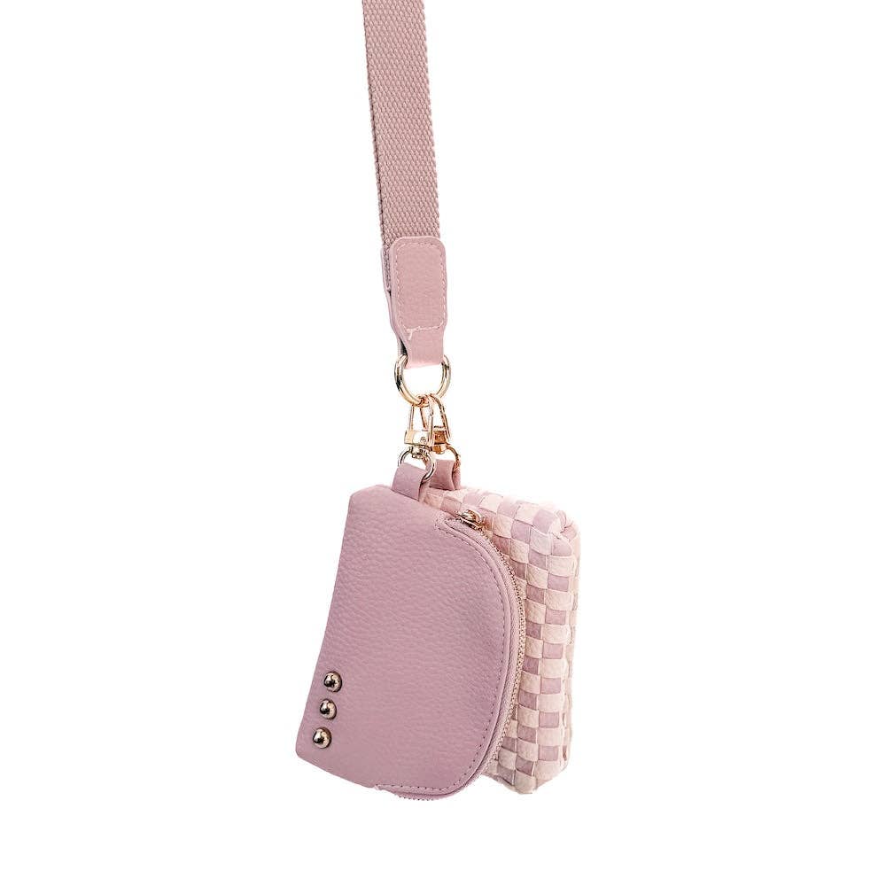 Woven Dual Pouch Wristlet
