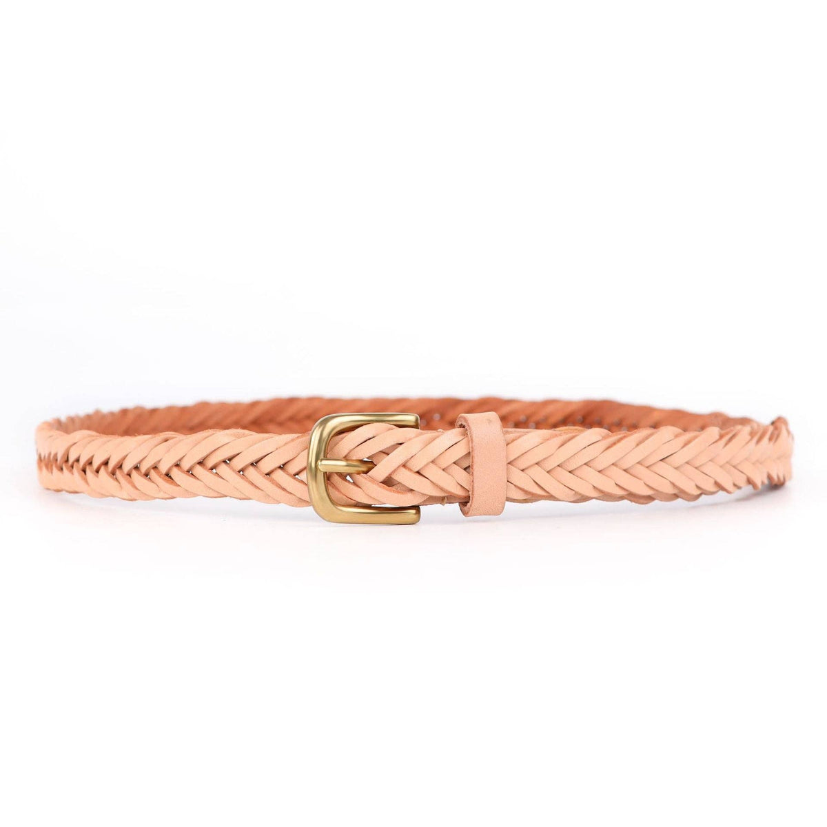 Woven Adjustable Leather Belt