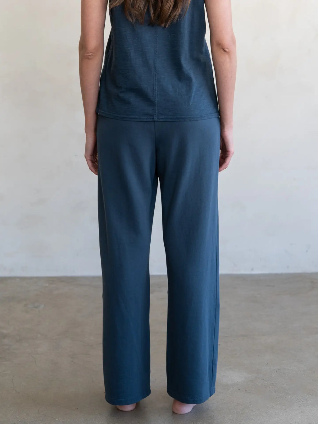 Wide Leg Drawstring Pants 100% cotton