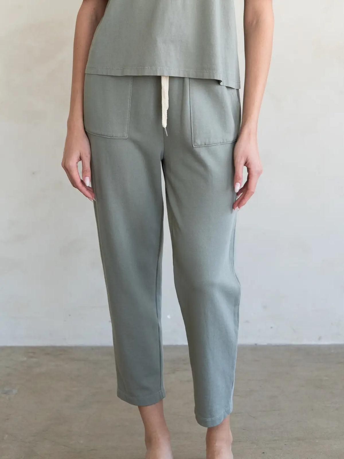 Drawstring Sweatpants with Pocket 100% cotton