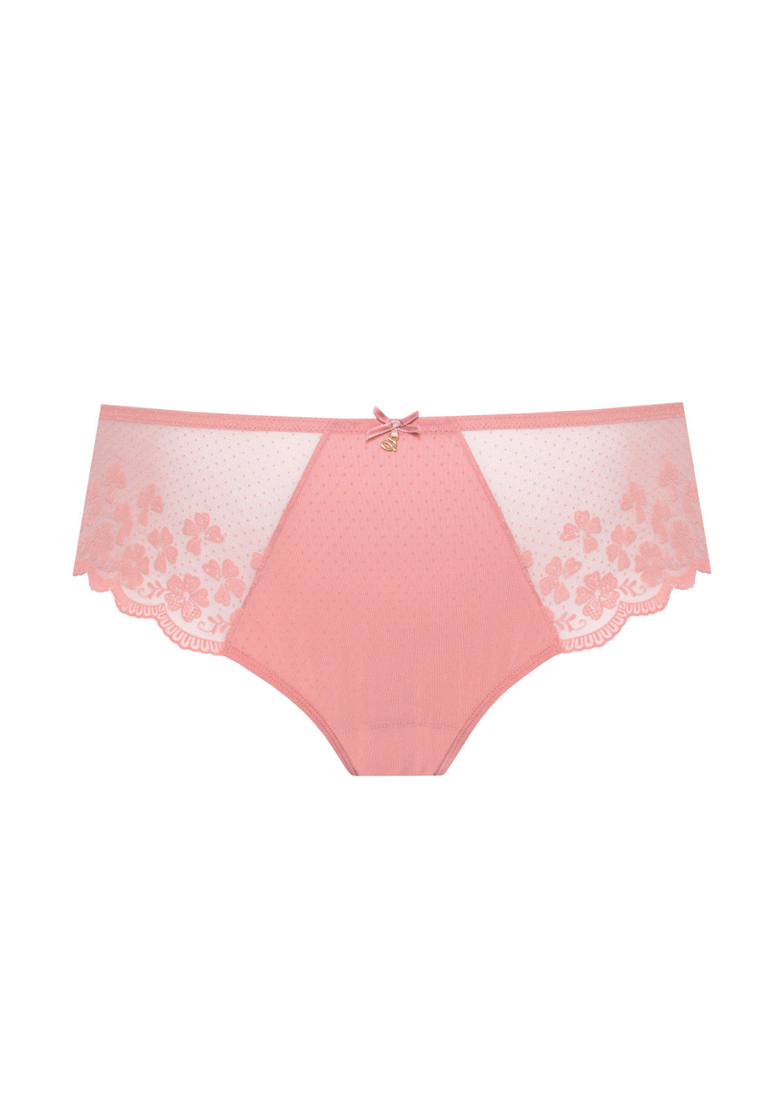 Rose Lace Brief B400