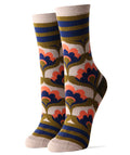 Bamboo Socks Crew- Figueroa St -Women